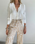 Khaki set with belt