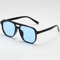 Black Frame Blue Lens